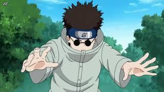 training battles - Hinata and kiba vs shino