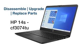 HP Notebook 14s-cf3074tu | Disassemble | Upgrade | Replace | RAM | SSD | Battery