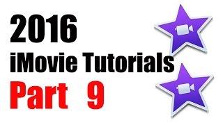 9. How to Picture IN Picture iMovie 10.1 (2016)