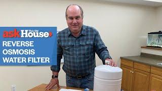 How to Install a Reverse Osmosis Water Filter | Ask This Old House