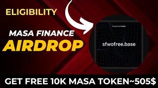 MASA AIRDROP | Claim Free Soul Name | How to Participate in MASA AIRDROP | Step by Step Process