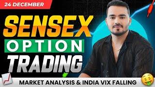 Sensex option buying/selling Scalping || 24 December || Live Intraday Trading