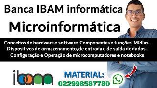 Microinformática conceitos de hardware e software | Informática IBAM 2024 - 2025 | Prof. Romilton