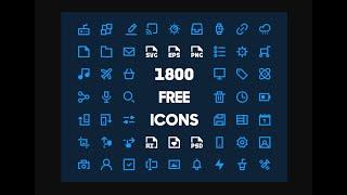 Use font awesome 1800+ icons offline in illustrator and Free Download || Master Of Design