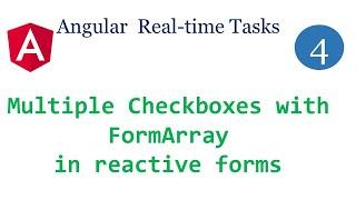 angular reactive forms with multiple checkboxes | Form array in angular |  Angular tutorials