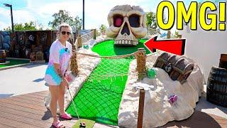 We've Never Seen a Mini Golf Course Like This! - It's Amazing!