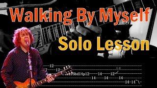 How to play the SOLO to 'Walking By Myself' - Gary Moore - Guitar Lesson