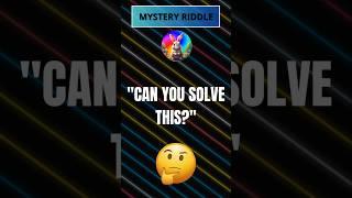 "Can You Solve This Mind-Bending Riddle?  #RiddleChallenge #BrainTeasers #Puzzle"