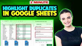 How to highlight duplicates in google sheets 2024 (Quick & Easy)