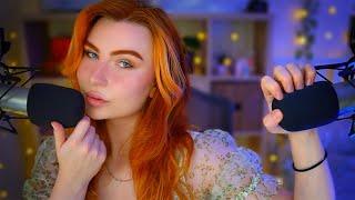 ASMR Up Close Mouth Sounds & Deep Scratching w/ Delay