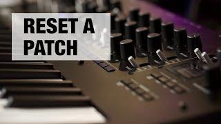 Korg Minilogue XD Reset Patch - QUICK TUTORIAL