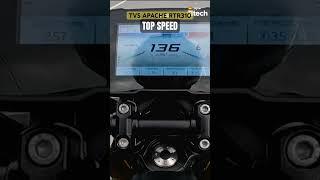 TVS Apache RTR 310 top speed is 