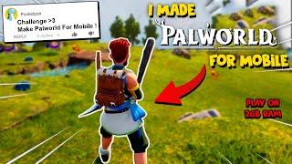 I Made Palworld Game For Mobile  | Hindi Devlog