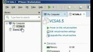 Deploy VMware vCenter Appliance VCSA 6 5 on VMware Workstation