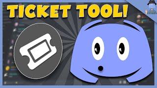 How To Setup TICKET TOOL In Your Discord Server! (Quick And Easy!!)