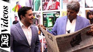 Cricket legend Kapil Dev visits the Khaleej Times