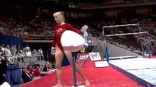 Jaycie Phelps - Uneven Bars - 1996 U.S Gymnastics Championships - Women