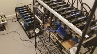 Mining rig room construction