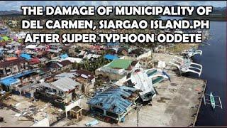 This is the Municipality of DEL CARMEN, SIARGAO ISLAND.PH.  after super Typhoon Oddete.