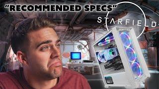 The Starfield Recommended PC Specs Test | i5 - 12400f + RTX 2080 | Medium, High @ 1080p