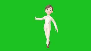 Welcome Animated Green Screen