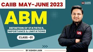 CAIIB ABM ENG LIVE CLASS #1 | ADVANCED BANK MANAGEMENT EXAM | CAIIB NEW SYLLABUS 2023