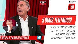 ¡TODOS TENTADOS! #Ruggeri, indignado al escuchar "Brunch", hizo reir a todos en #ESPNF90