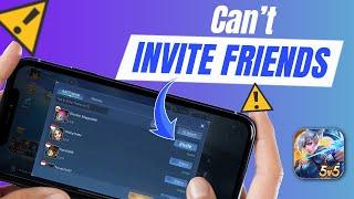 How to Fix Can't Invite Friends on Mobile Legends Bang Bang | Unable to invite friends