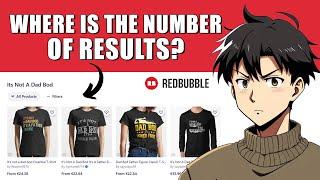 How to Check Number of Competition on Redbubble After Update