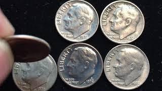 United States 1972 Dime Collection - Do you have a $3,000.00 1972 US Dime - Roosevelt 10 Cents Coin