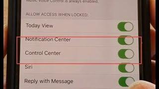 iPhone 11 Pro: How to Enable / Disable Control Center on Lock Screen