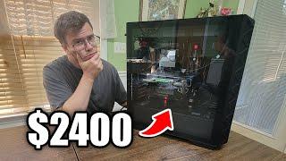 Building A $2400 Gaming PC | Didn't Go as planned...