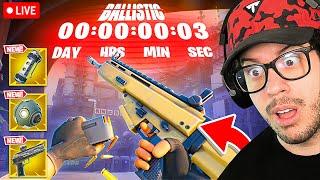 NEW FORTNITE UPDATE *BALLISTIC* FIRST PERSON COUNTDOWN!!