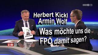 Armin Wolf "Was möchte uns die FPÖ damit sagen?" Herbert Kickl ZIB2 18. Jan. 23