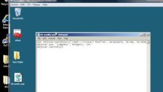 Windows Server 2008: modify active directory users with Visual Basic