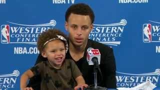 Steph Curry's Daughter Riley Steals the Show