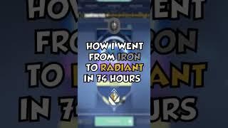 Iron to Radiant (VALORANT WORLD RECORD)