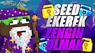 SADECE SEED EKEREK ZENGIN OLMAK ! 10 DAKIKADA 50WL - Growtopia Türkçe