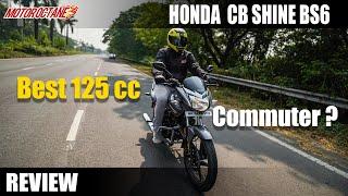 New Honda CB Shine BS6 Review | Price | Mileage | Braking test | City/Highway ride | Hindi