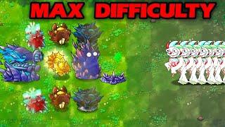 PvZ Fusion 2.3.1: 10 Plants vs 10 Zombies (Max Difficulty)