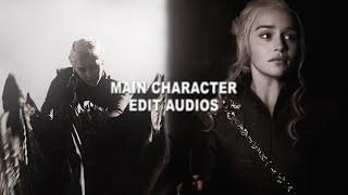 hot/badass edit audios cause you’re the main character + timestamps !!