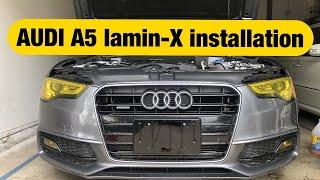 Laminx Yellow Vinyl Headlight Install