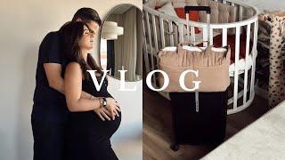 VLOG. Bebeğe hazırlık. Hastane valizinden, bebek odası turuna kadar her şey. –Nesting Vlog