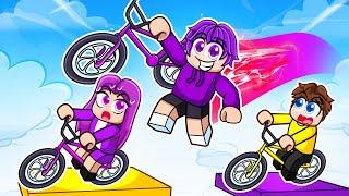 Going 9,245,746 MPH in Roblox Bike Obby!