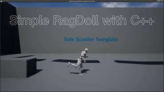 Simple RagDoll with C++ in UE4