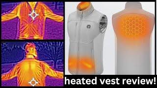 Heated Vest review. Instagram heated vest. Brand: KEMIMOTO