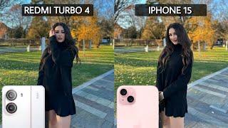 Redmi Turbo 4 5G Vs iPhone 15 Camera Test Comparison