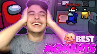 AMONG US EN İYİ ANLAR ! | BEST MOMENTS | 10 YOUTUBER AMONG US EĞLENCESİ