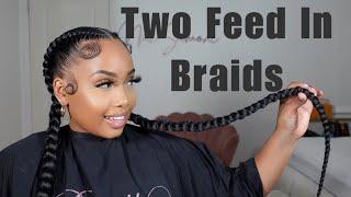 Watch Me Cornrow My Own Hair With Braiding Hair!! || Quick & Easy Hairstyle