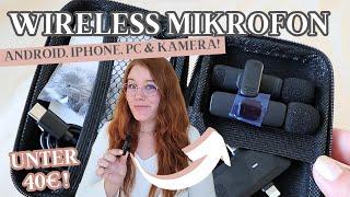 WIRELESS LAVALIER MIKROFON Unboxing + Test